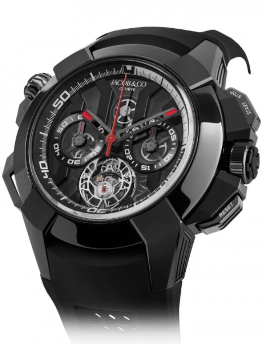 Jacob & Co Replica watch Epic X Chrono Tourbillon Russia Full Black EC360.21.AA.AC.ABRUA